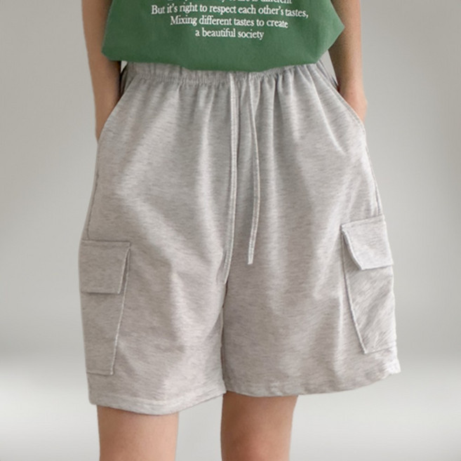 제제룩 여성 반바지 5부 여름 카고