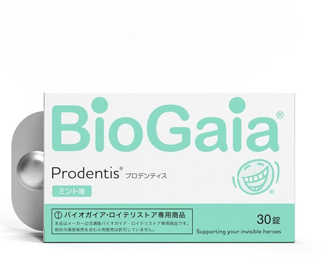 바이오 가이아 류테리균 태블릿 프로덴티스 민트 1상자 30정 프로바이오틱스 유산균 사프리 균활 1 민트, 1개, 1g