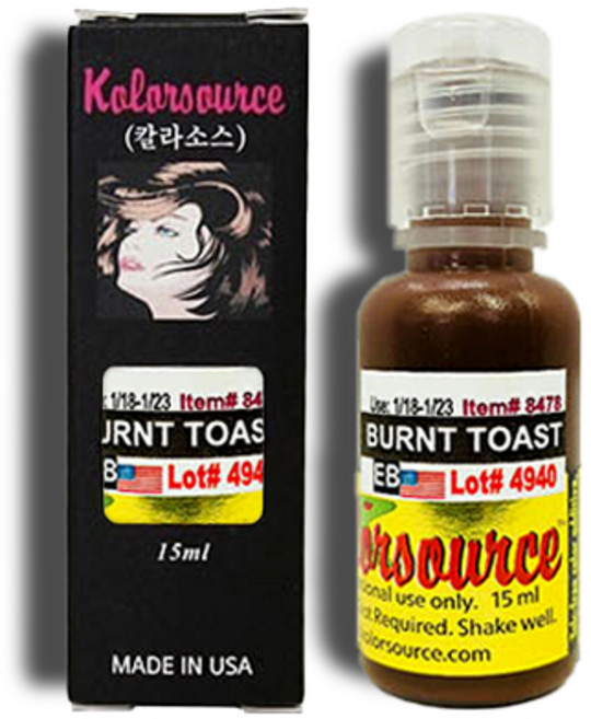 칼라소스 색소 15ml 반영구 화장 머신 액상 엠보 겸용 자가검사 색소, 번트토스트, 1개
