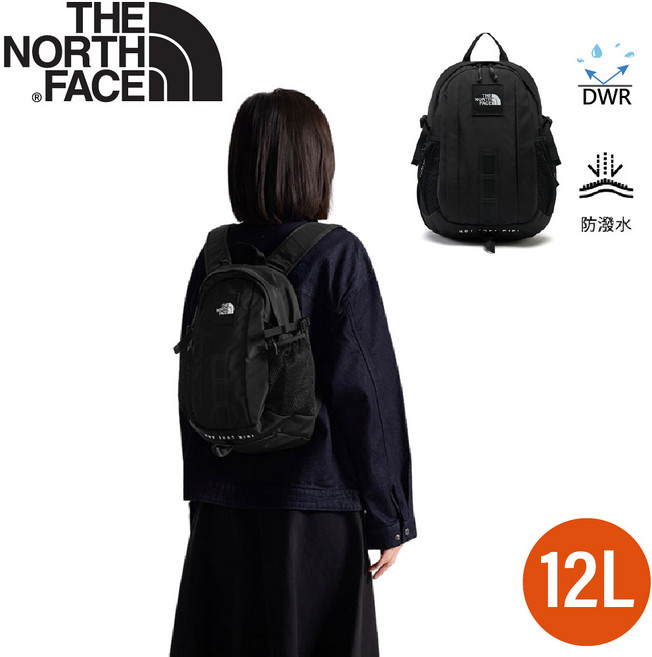【The North Face 美國 HOT SHOT MINI 12L 迷你雙肩包《黑》】8GJJ/防潑水/旅遊/通勤/戶外, 黑