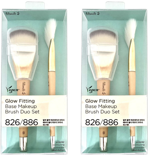 필리밀리S 결광메이크업브러시 듀오, 상품, 2개