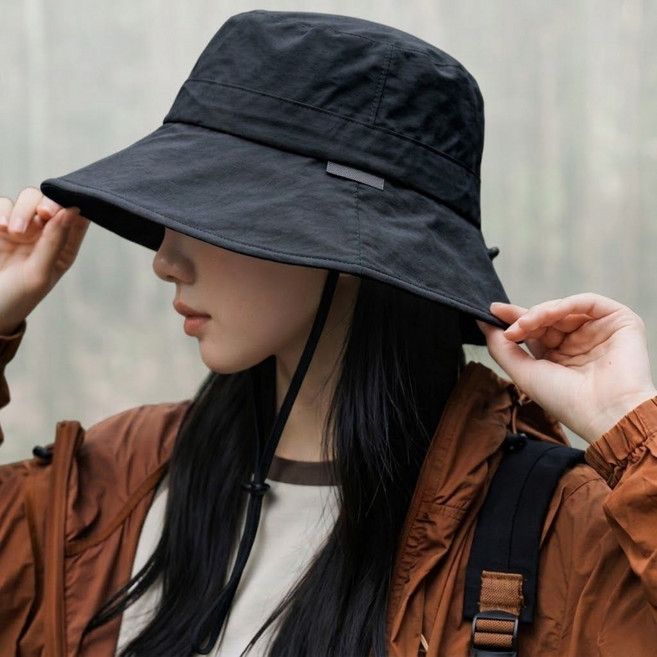 네이처플랙스 UV차단 자유자재 와이어 챙넓은 얼굴소멸 버킷햇 사파리모자