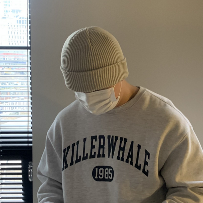 굿올라이프 골지 니트 비니 남자 여자 커플 무지 패션 겨울 숏비니