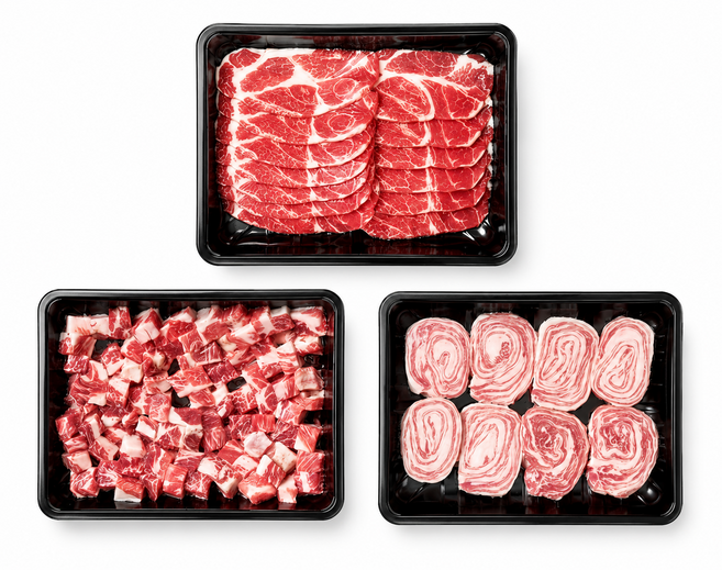 이베리코 냉동 목심로스+큐브목심+배받이살, 3개, 1.5kg