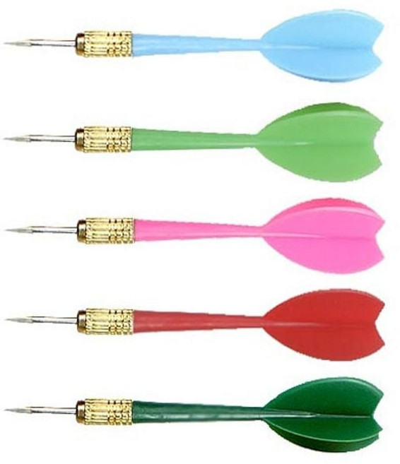 고급 메탈 컬러 디자인 다트핀 5개 세트 dart 다트 1EA