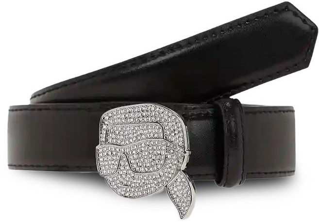 칼 라거펠트 장식 버클 벨트