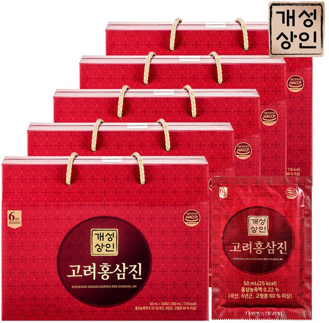 개성상인 고려홍삼진, 50ml, 150개