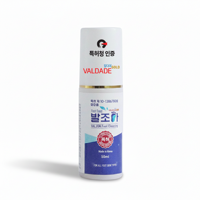 [발 특허 인증] 발다데골드 천연 문제성 발스프레이 발냄새제거 발각질제거 발톱 발문제 완화 스프레이 발조아, 50ml, 1개, 1개입