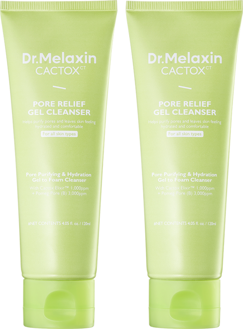 닥터 멜락신 칵톡스 포어 클렌징 릴리프 젤 클렌저 120ml, 2개