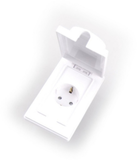 방우 콘센트 1구 세로형 욕실 세탁실