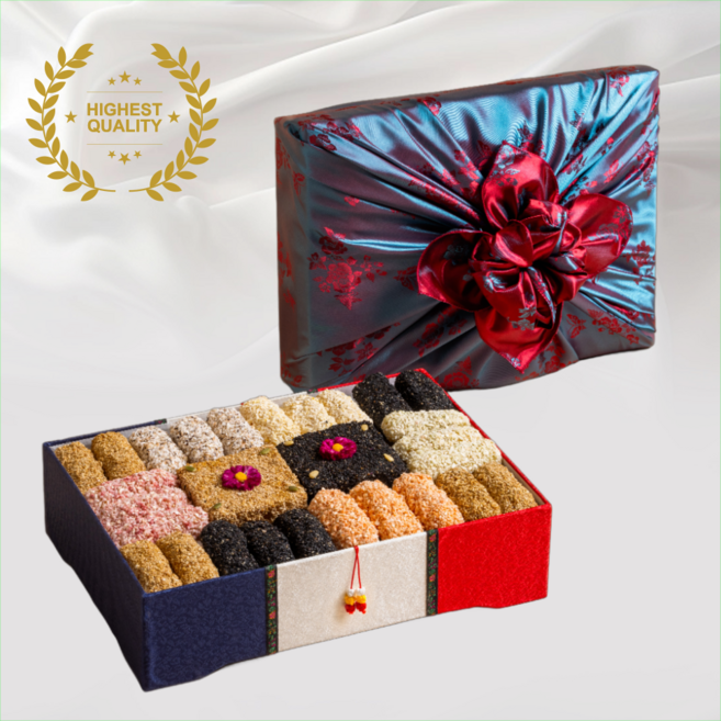 강능명일한과 찹쌀 발효 전통 설 명절 한과 선물세트, 1.3kg, 1개