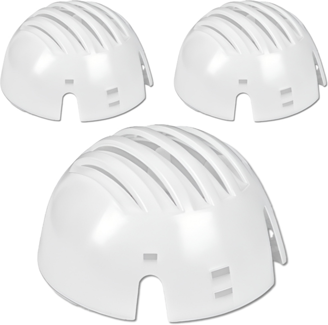 펴나나다 모자 각 변형방지 보호 틀, 3개, 화이트