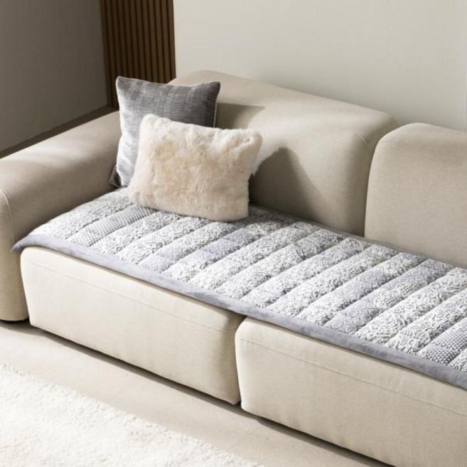 보몽드극세사소파패드V5 4인용 / 그레이 보몽드 극세사 소파패드 2장세트 2026 새해 가격인하 특집