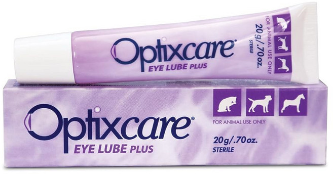 개 고양이 말을 위한 OptixCare 펫 아이 립 플러스 + 히알루론 20g