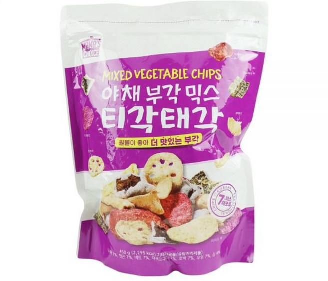 마마초이스 야채 부각 믹스 티각태각 450g, 1
