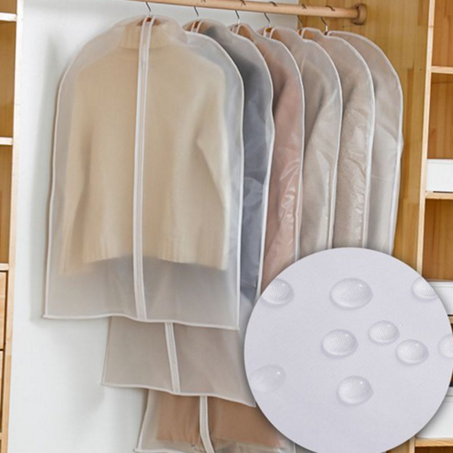 깔끔한 옷장 정리 반투명 방수 부직포 옷보관 커버 덮개 의류, 60X140, 1개, 1개입
