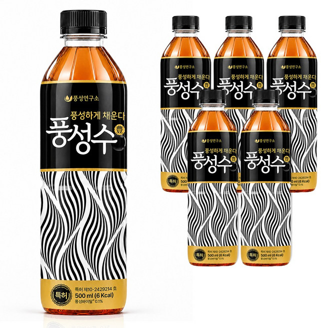 풍성연구소 풍성수 특허원료 함유, 6개, 500ml