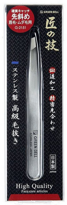 그린벨 명품 미용 족집게 핀셋 2종, 1개