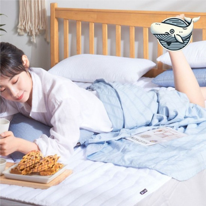 여름 리넨 홑이불 블루 간절기 얇은이불 인견 홑이불 얇은이불 인견이불 린넨홑겹이불, 상세설명 참조