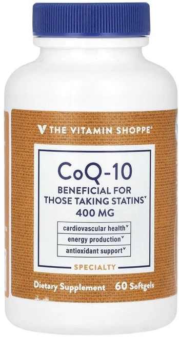 The Vitamin Shoppe CoQ-10 400 mg 60 Softgels, 1개, 60정 - 쿠팡