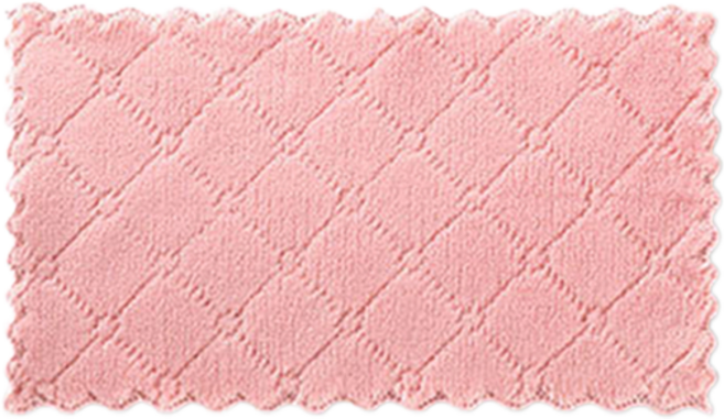 珊瑚絨抹布 擦拭布 強力吸水 不沾油 不掉毛 廚房抹布 洗碗巾, 1個, 約16X27