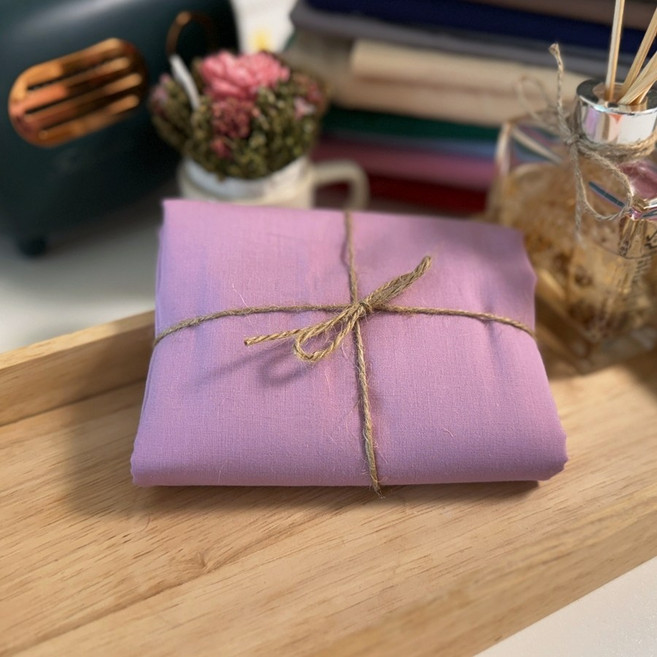 CRT 006 탐나요 면 60수 아사 원단 바이오 워싱 패브릭 무지 천, 1개, 연인핑크