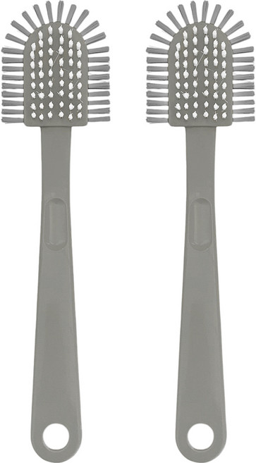 일조 라운드 운동화솔 13-25 국산 다용도솔 운동화 청소솔 잘씻기는솔, 2개, 그레이