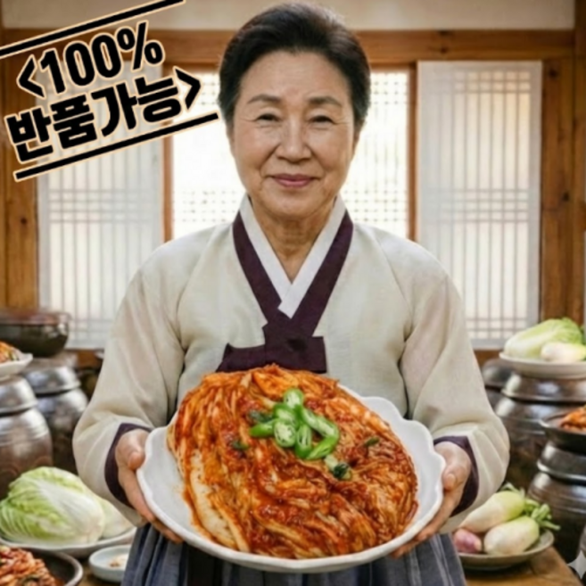 [김치명인] 실비김치 하루당일생산 매운 김치, 2kg, 1개