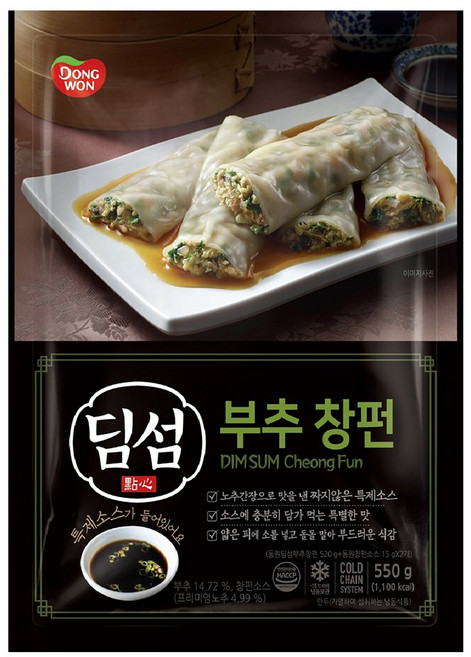 동원 딤섬 부추창펀, 550g, 1개