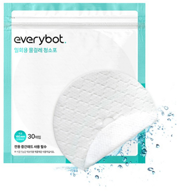 에브리봇 일회용 물걸레 청소포 30p, 1개