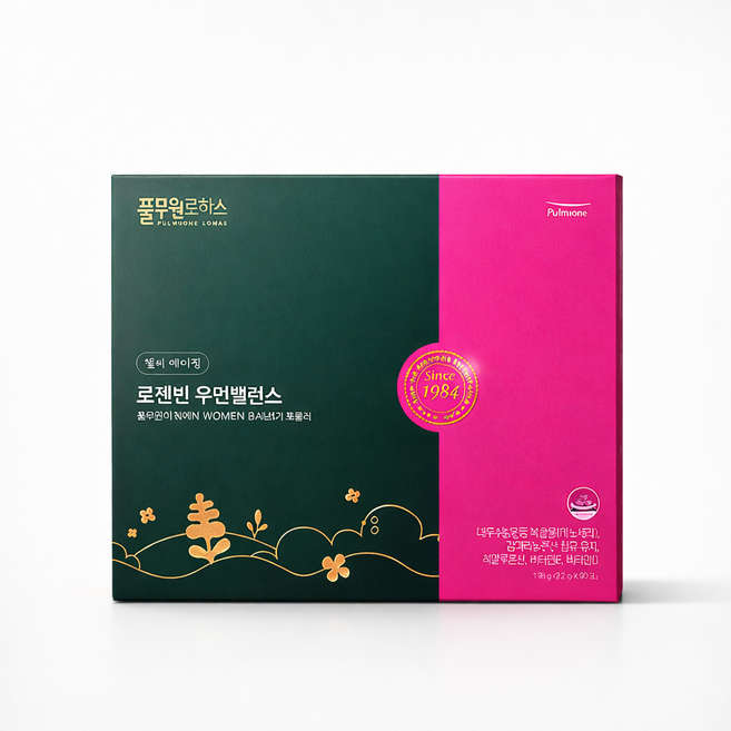 풀무원로하스 로젠빈 우먼밸런스 3개월분+14일분 리뉴얼 최신제품, 1개, 104회분