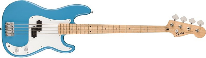 Fender 펜더 Squier by Fender 스크와이어 일렉트릭 베이스 Squier Sonic™ Precision Bass® Maple Fingerboard White, 상세페이지 참조, 1개