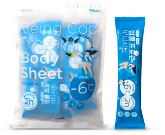 빙쿨 프로즌 바디시트, 30ml, 5개