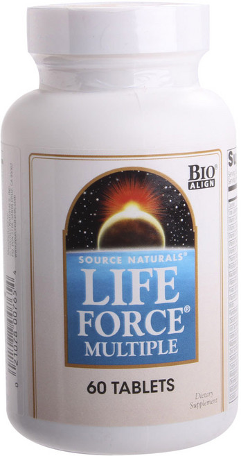 SOURCE NATURALS Life Force綜合膳食補充錠, 60顆, 1罐