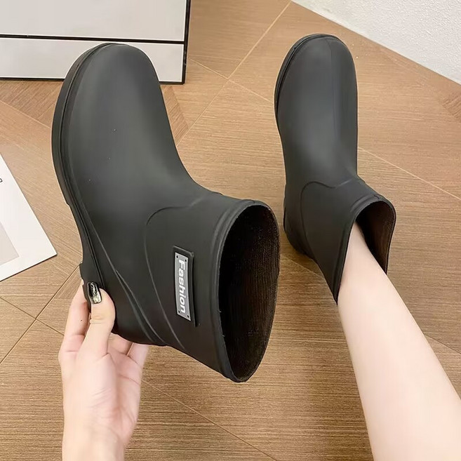 短筒雨鞋女 時尚防滑耐磨軟底雨靴