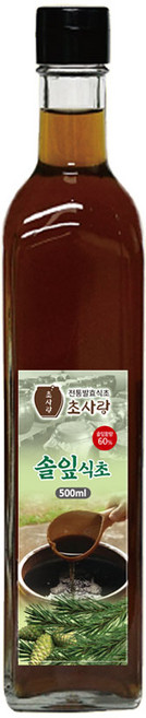 솔잎식초 500ml 5년산 전통발효식초 생산자직판