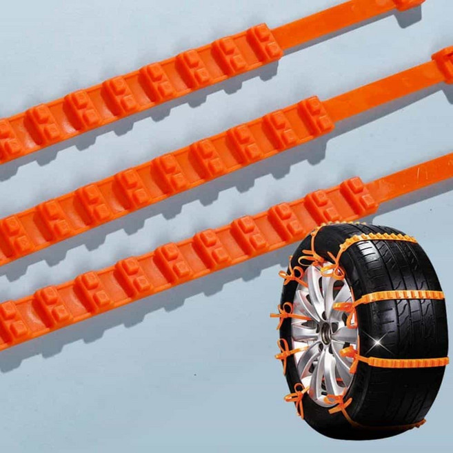 요비월드 일회용 스노우 체인 10P 자동차스노우체인 오토바이타이어체인 차량용체인
