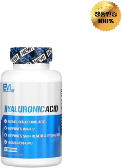 이블루션 뉴트리션 히알루론산 200mg 베지 캡슐 30정, 1개, 30회분 - 쿠팡