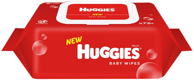 하기스 하기스 아기물티슈 레드 캡 72매 1개, 65g, 72개입