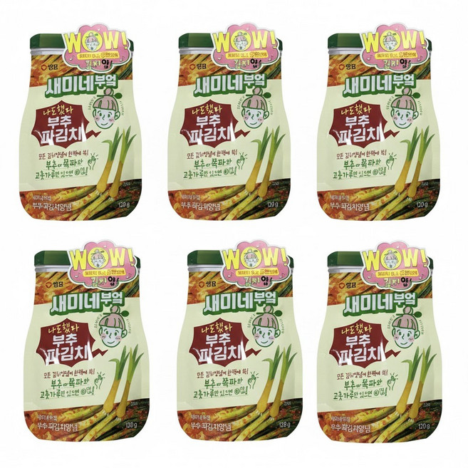 새미네부엌 부추파김치양념 120g 3개, 6개