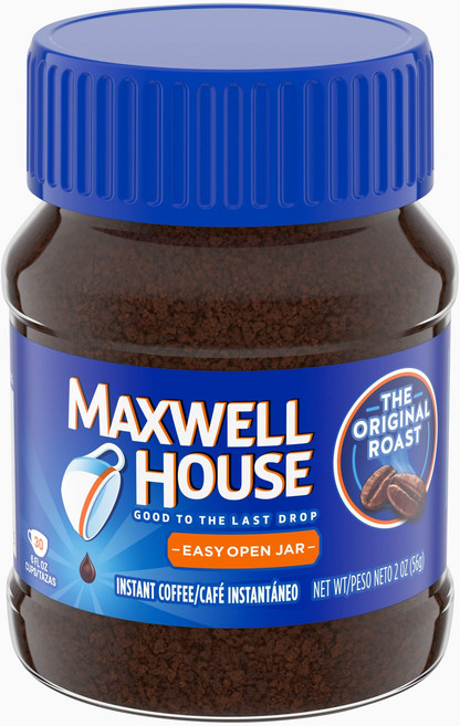 파우더커피 믹스커피 맥스웰 하우스 오리지널 미디엄 로스트 인스턴트 커피(2온스 병), 56g, 1개