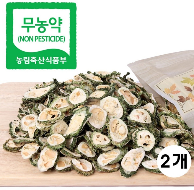 대풍이네 무농약 국산 건여주 말린 햇 여주차 국내산 농가직송, 2개, 200g