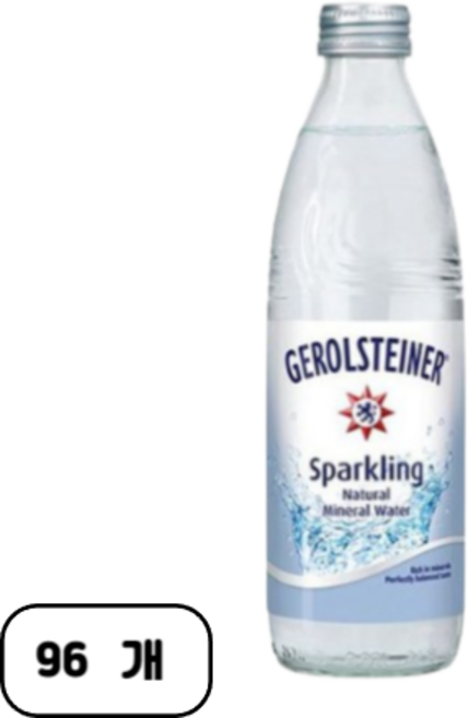 게롤슈타이너 탄산수 플레인, 330ml, 96개