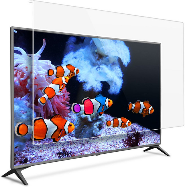 고부기 TV 거치형 블루라이트 차단 필름 시력 보호 필터 파손 방지 화면 보호기(43인치~86인치), 75인치(1661*970) 블루라이트 차단, 1개, 상세페이지참조