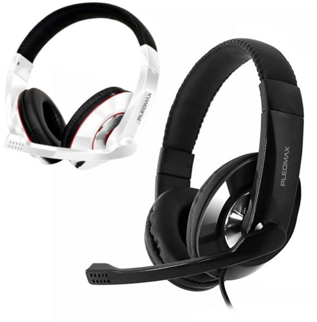 PLEOMAX PHS-G30 게이밍 헤드셋, 블랙