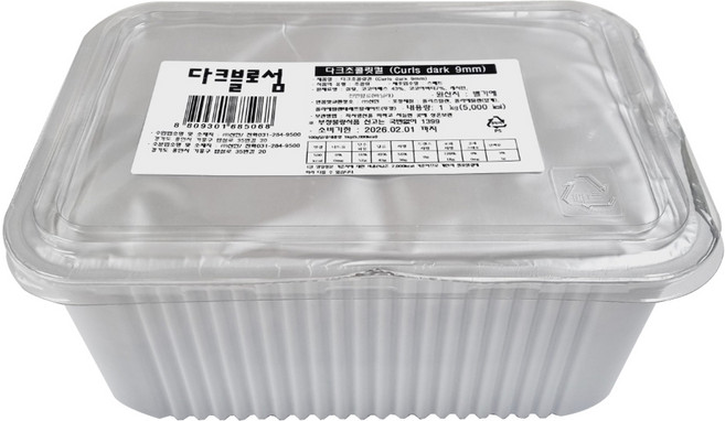 선인 다크블로섬 초콜릿컬, 1kg, 1개