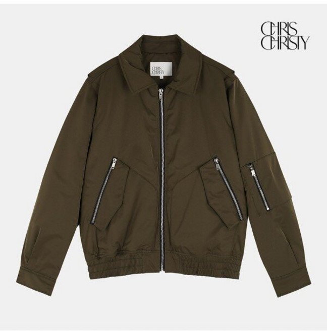 크리스크리스티 크리스크리스티 트러커 블루종 숏점퍼_KHAKI / KKMCLWW0001