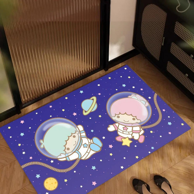 리틀 트윈 스타 긴 러그 저렴한 미끄럼 방지 거실 발코니 인쇄 침대 옆 지역, 4. 100x150cm, B. z1, 1개