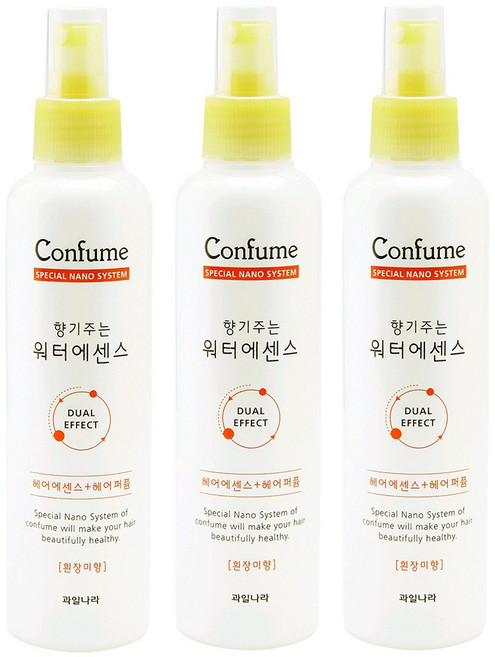 과일나라 컨퓸 향기주는 워터에센스 흰장미향, 252ml, 3개