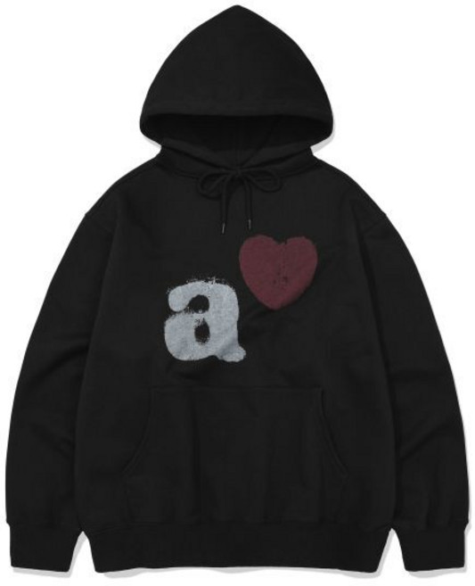 카네이테이 A LOVE HOODIE (BLACK)